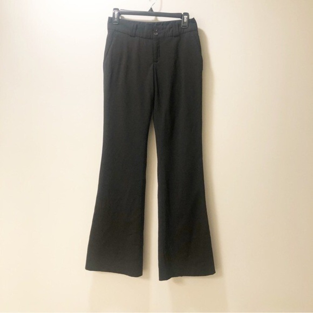 Banana Republic Black Wool Blend Tailored Trousers‎ Office Chic | Size 0